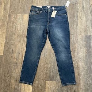 Good American High rise skinny Good Legs short Jeans Size 15 Short New